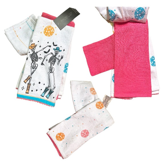 Rachel Zoe Set of 3 Kitchen Towels - Picture 3 of 4